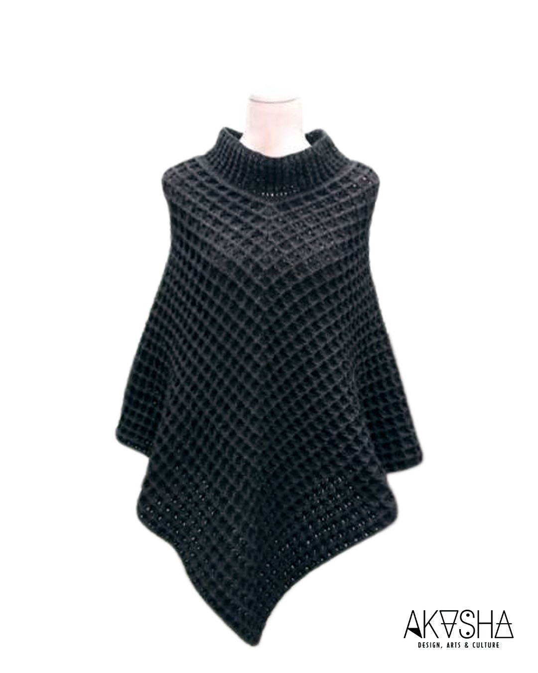 Poncho unisex Crochet